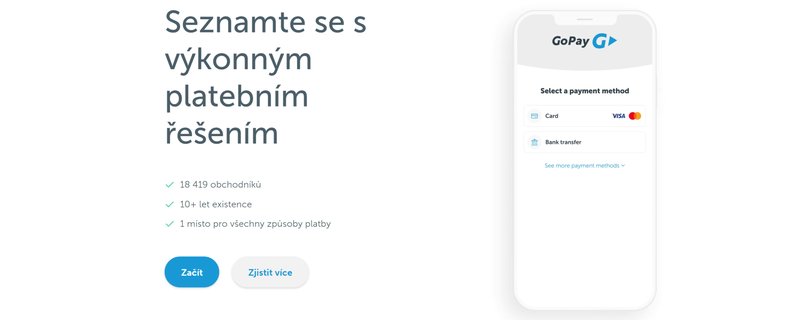 IVCRN: Jak zaručit bezpečnost při použití GoPay